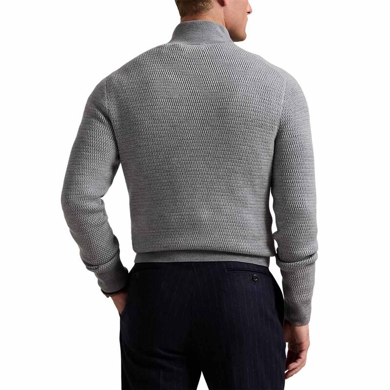 Polo Ralph Lauren Washable Wool Quarter-Zip Sweater image number 1
